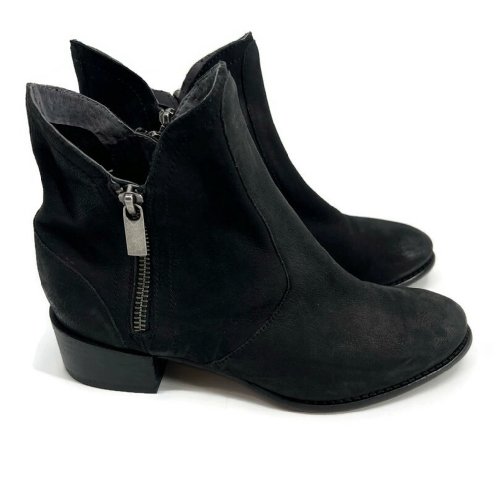 Seychelles Lucky Penny Suede Western Zip Booties